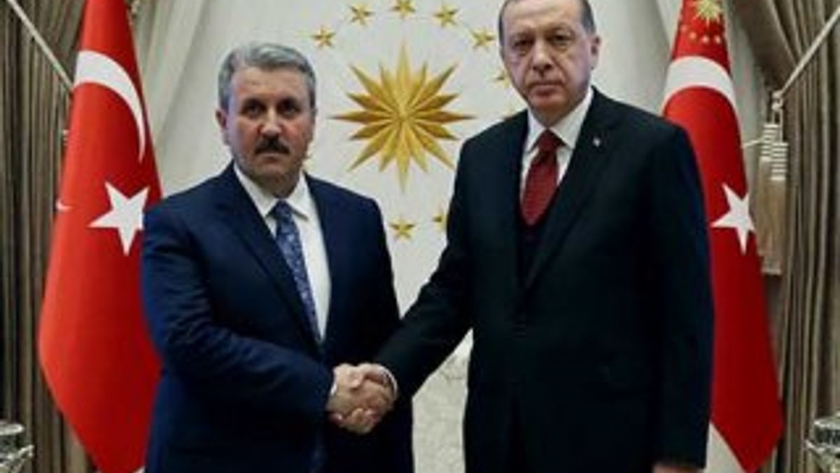 Erdoğan, Destici'yi kabul etti