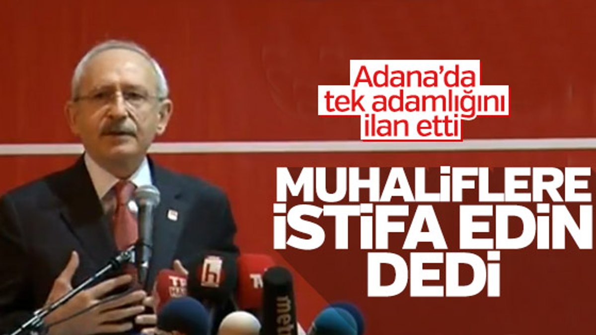 Kılıçdaroğlu'dan CHP'lilere: Kendini düşünen istifa etsin