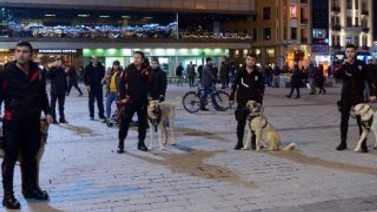 Taksim'de güvenlik tedbirleri