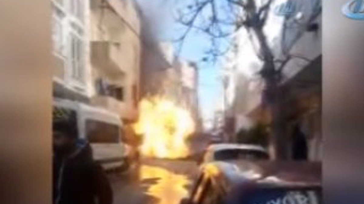 Sefaköy'de doğalgaz patlaması