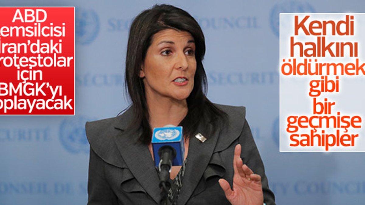 ABD temsilcisinden BM'ye İran'daki protestolar için çağrı