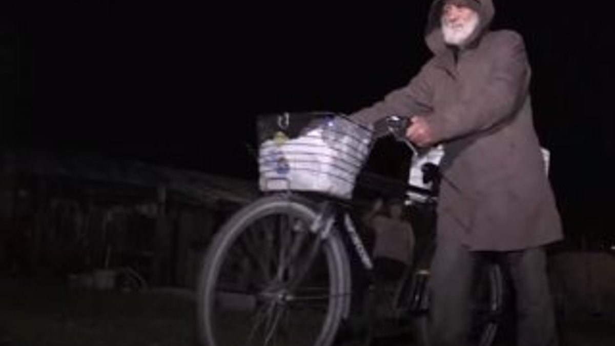 Sütçü Zeki'nin 40 yıllık bisikletli mesaisi