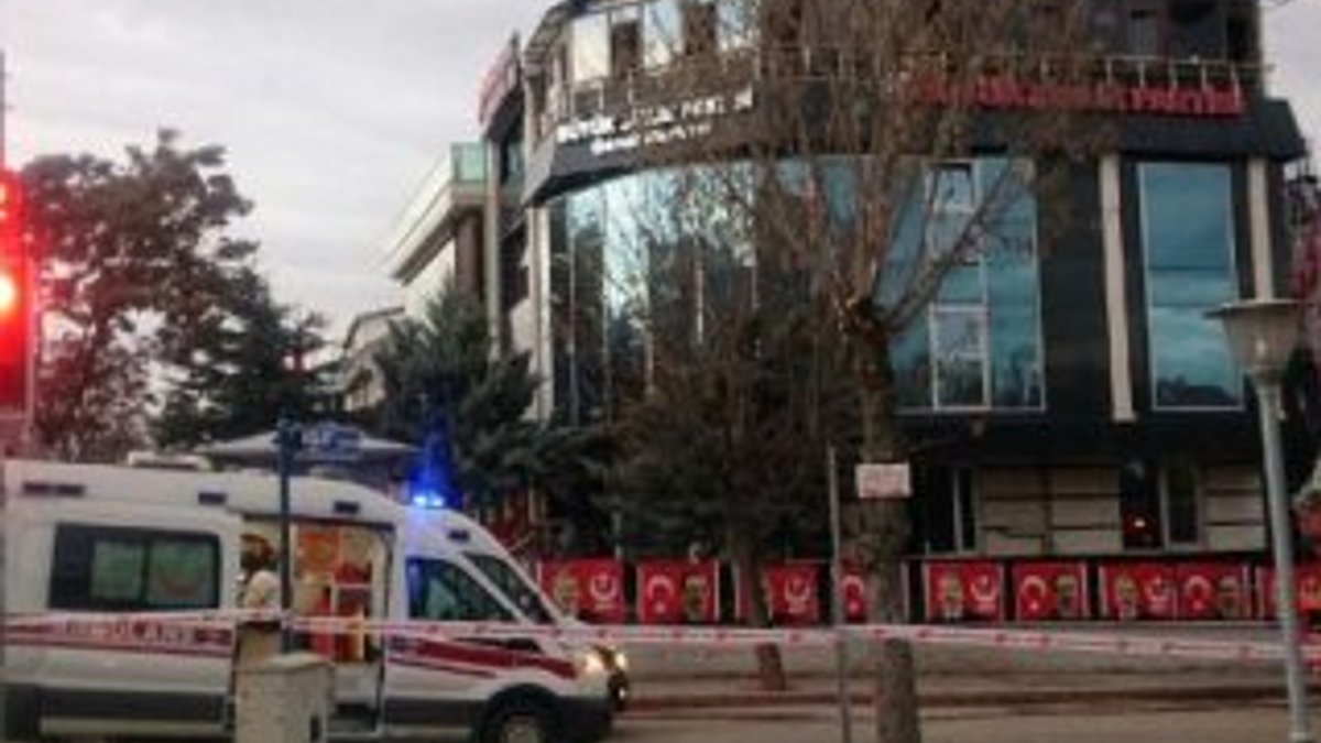 Ankara BBP Genel Merkezi'nde yangın