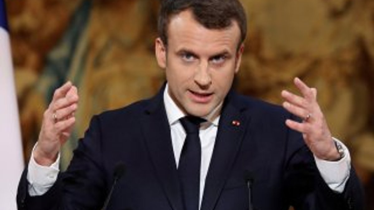 Macron'un sahte haber yasasına ifade özgürlüğü eleştirisi