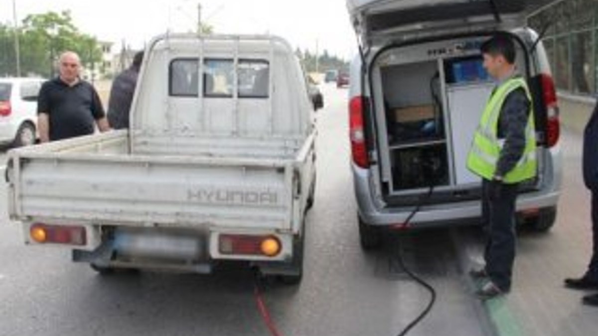 Egzoz gazı emisyonuna uymayan sürücülere para cezası