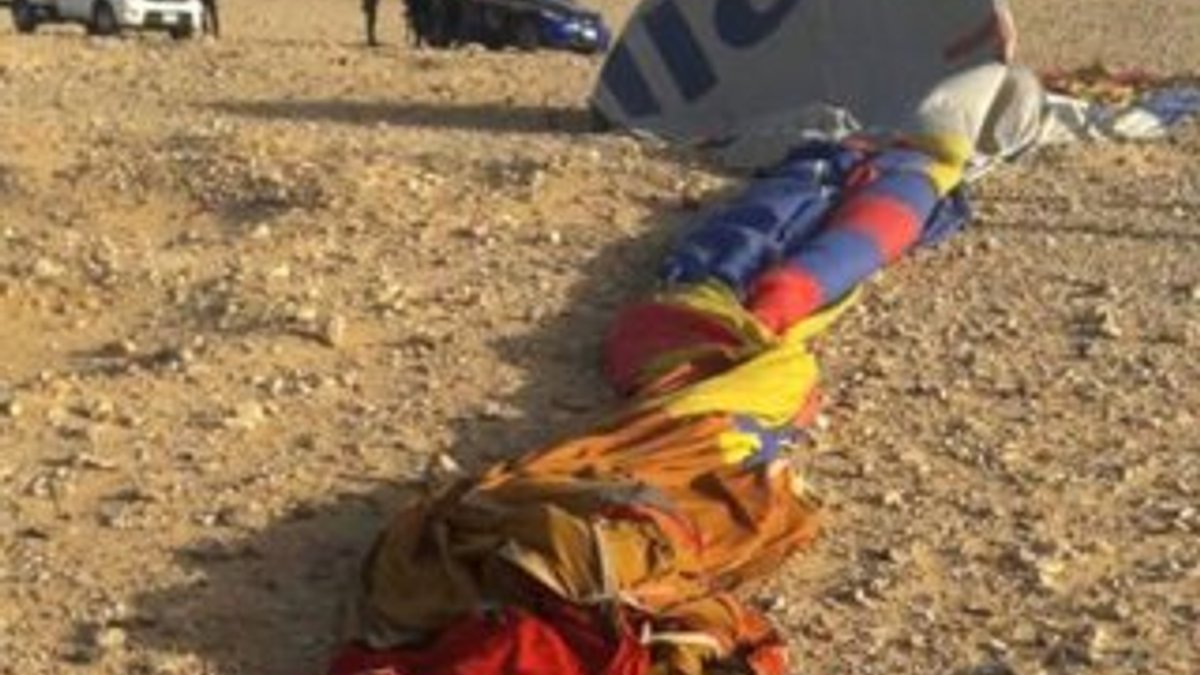Mısır’da sıcak hava balonu kazası: 1 ölü 12 yaralı