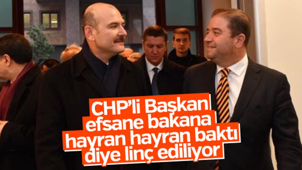 CHP'li Belediye Başkanı Soylu'yla fotoğraf paylaştı