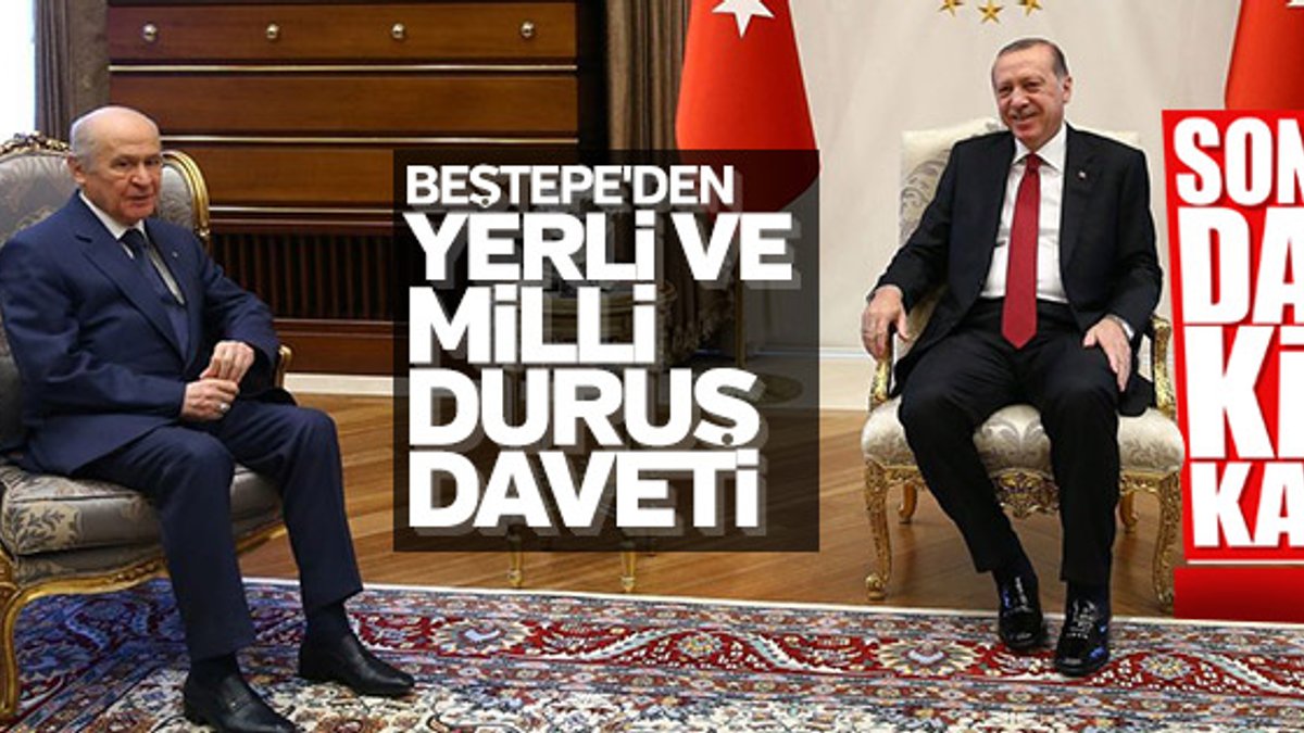 Erdoğan'dan Bahçeli'ye davet