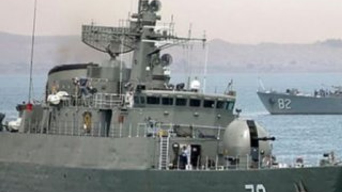 İran savaş gemisi dalgakırana çarptı 6 kişi denize düştü