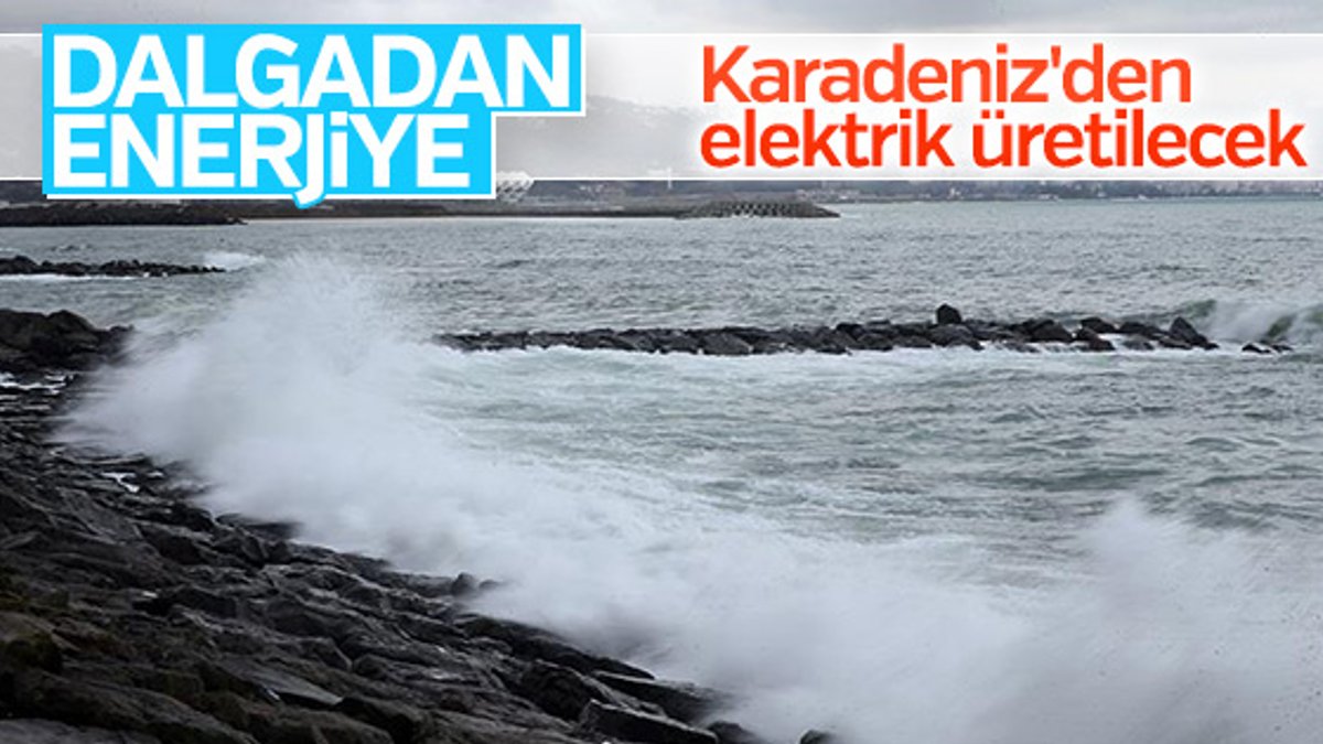 Karadeniz'den elektrik üretilecek