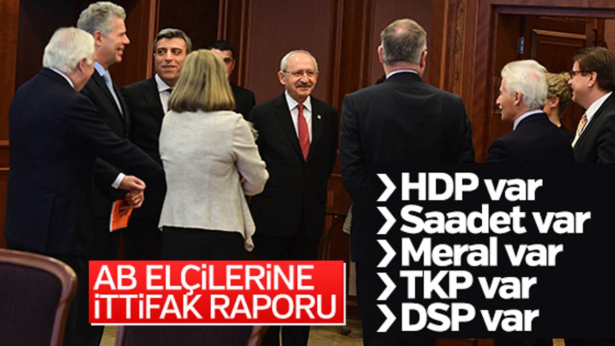 Kılıçdaroğlu, AB üyesi ülkelerin büyükelçileriyle görüştü