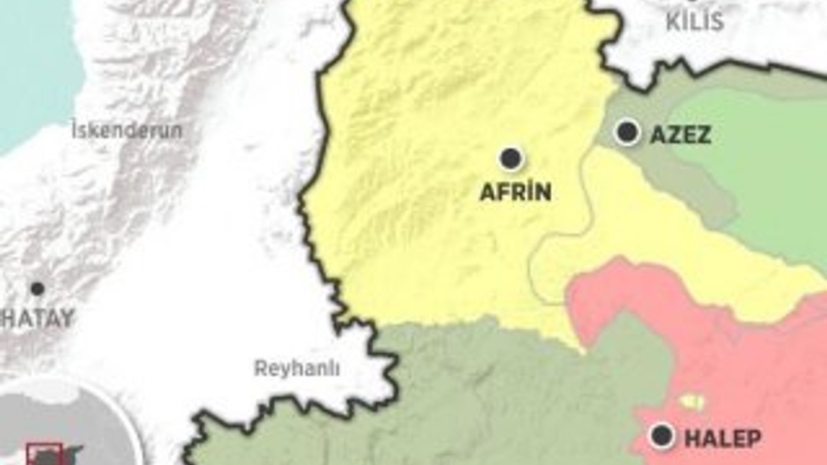 Afrin'den sivil göçü başladı