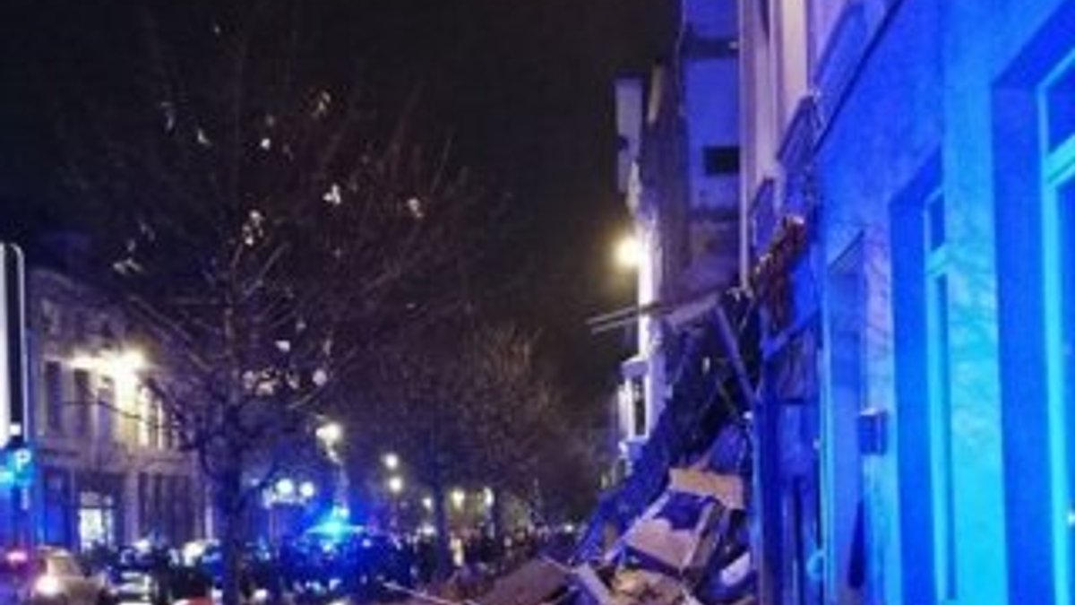 Belçika'da patlama: Bir bina yıkıldı
