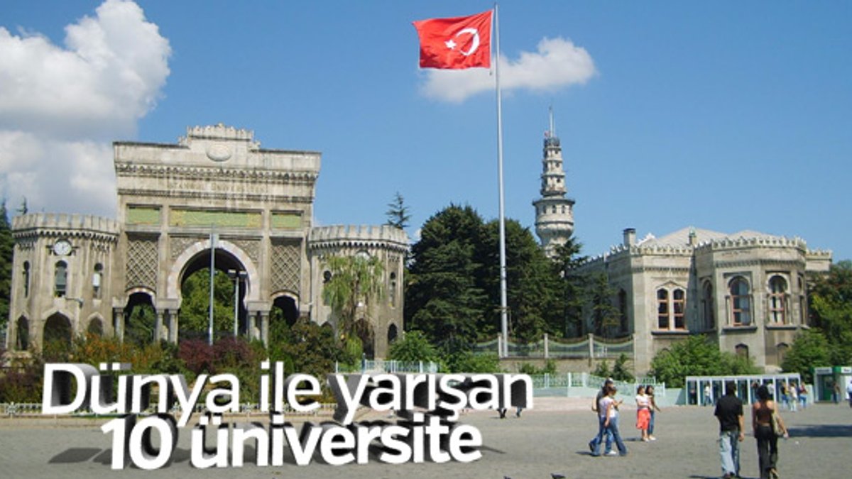 Türkiye'den 10 üniversite dünyada ilk bin arasında