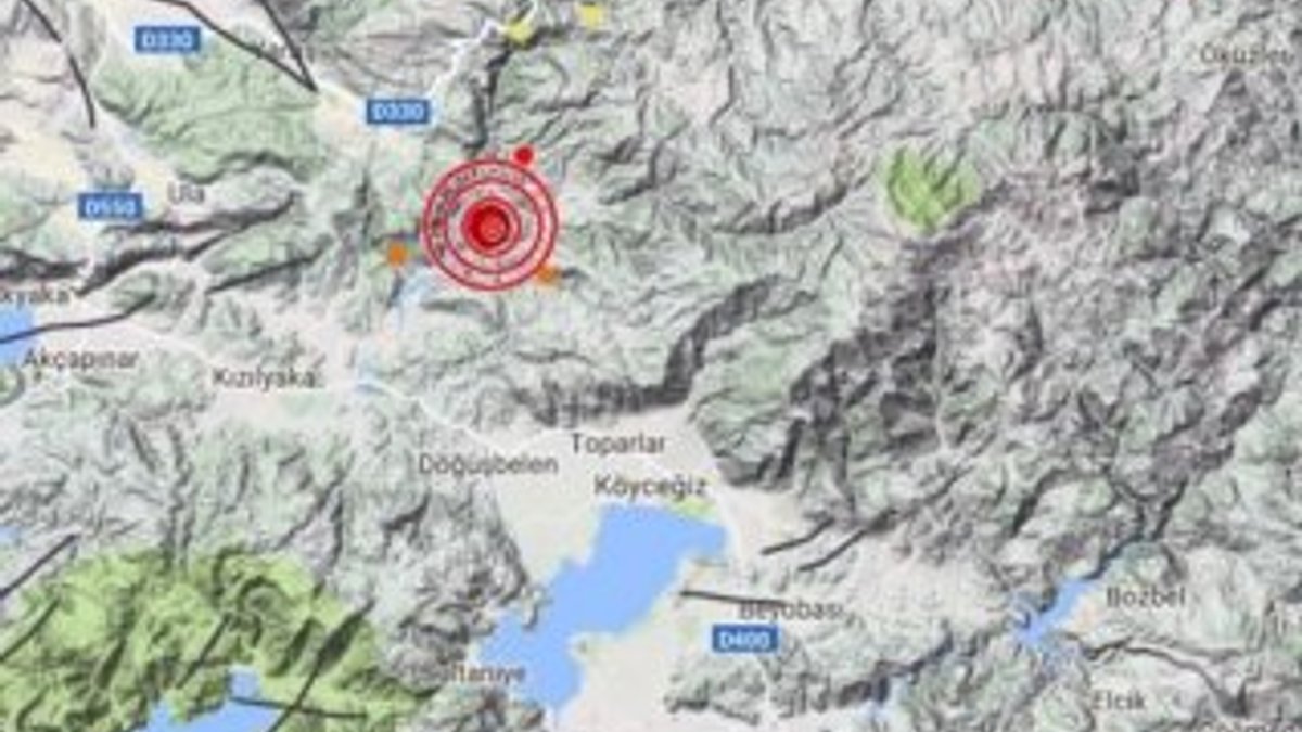 Muğla'da 3,6 şiddetinde deprem