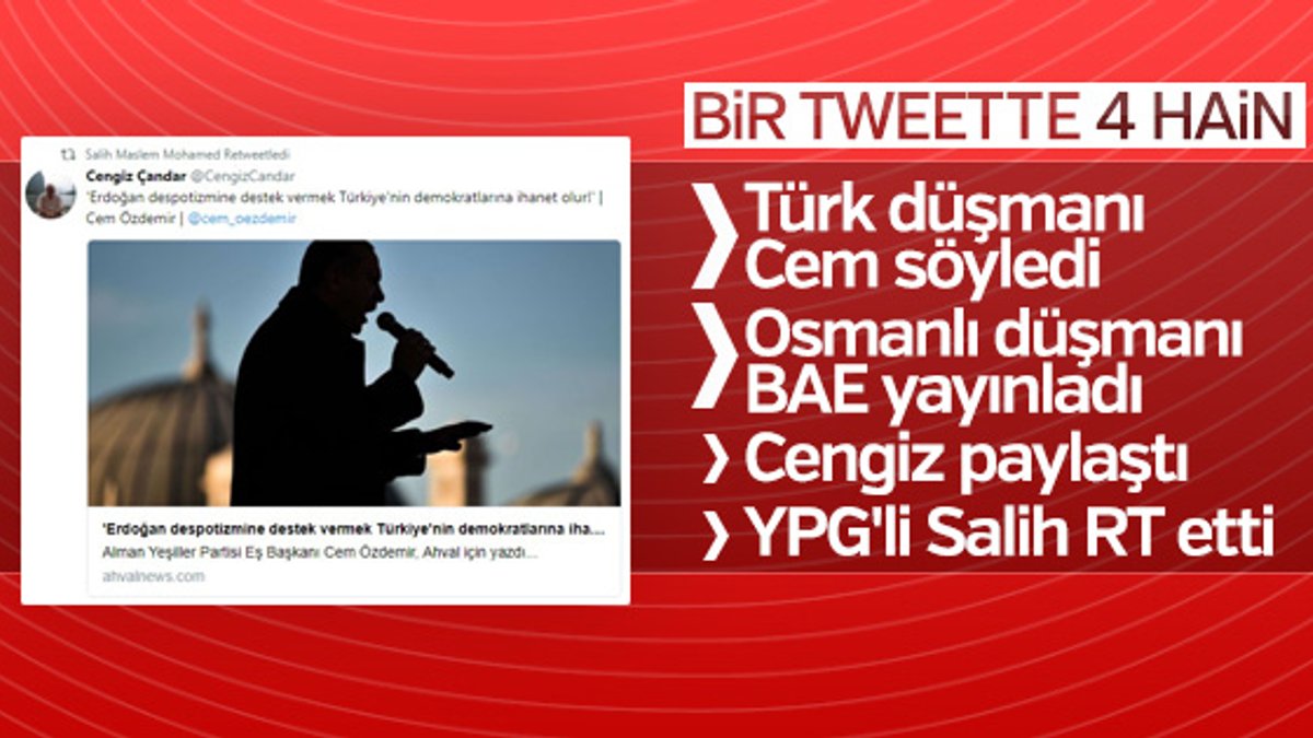 Türkiye düşmanları Erdoğan karşıtı haberde buluştu