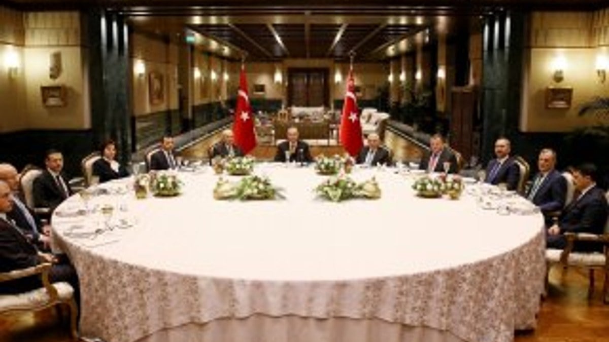 Erdoğan yasama, yürütme ve yargı temsilcilerini ağırladı