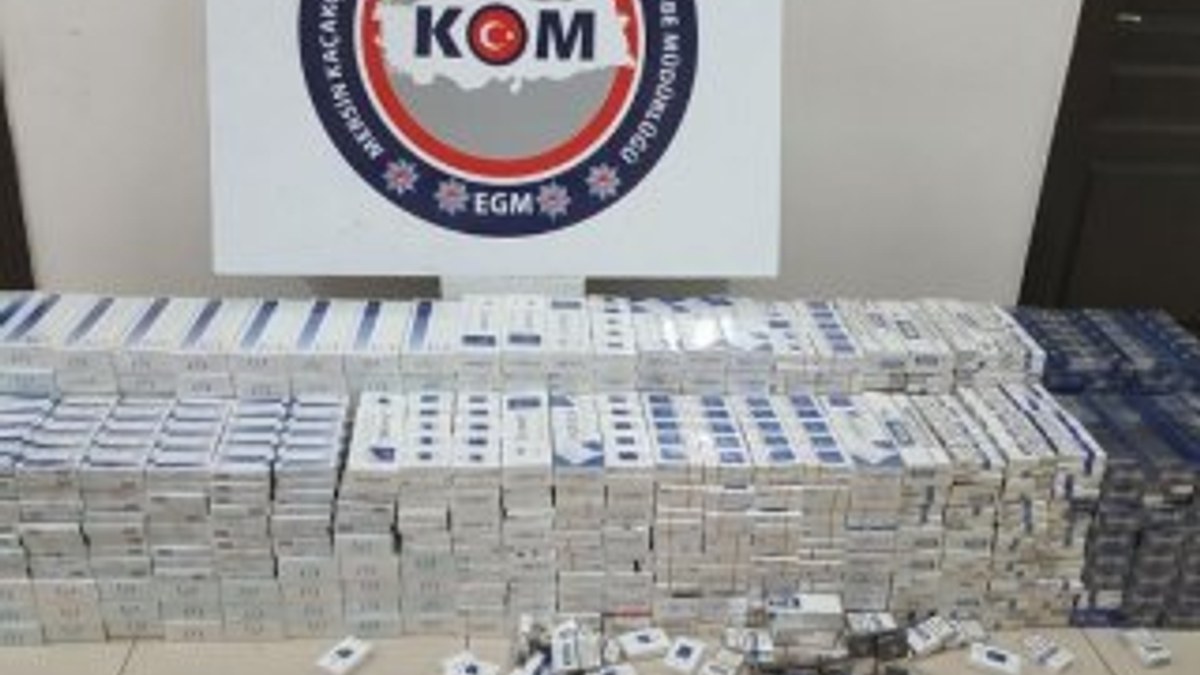 Mersin’de 5 bin 250 paket kaçak sigara bulundu