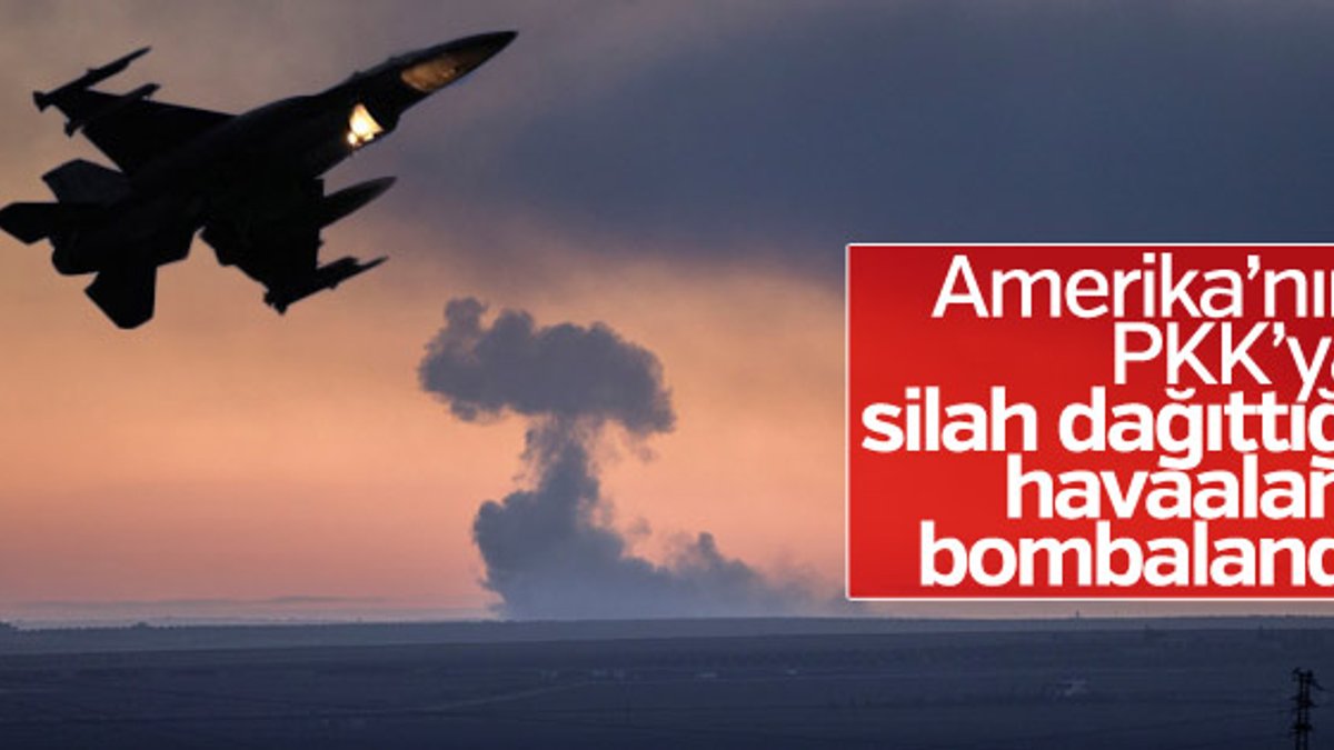 Türk F-16'ları ABD'nin kullandığı havaalanını bombalıyor