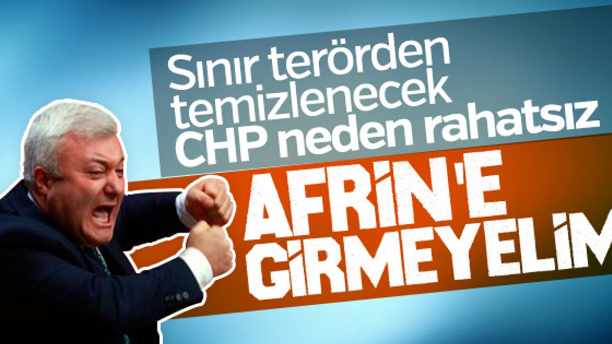 Tuncay Özkan Afrin operasyonuna karşı çıktı