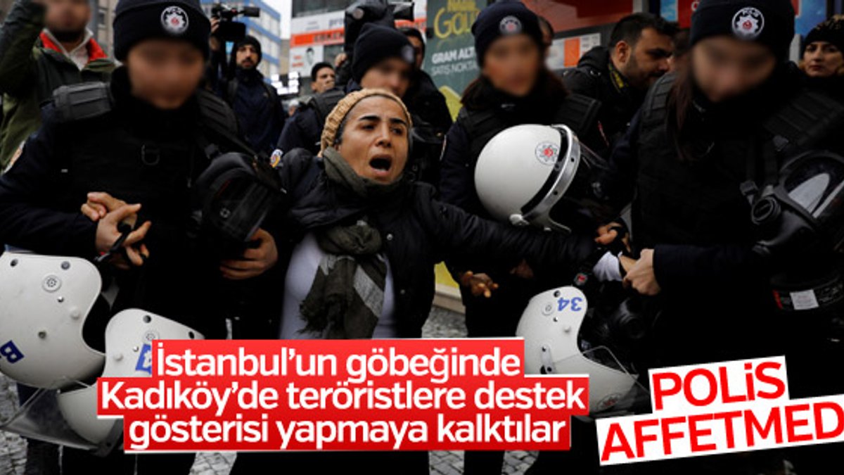 Kadıköy'de Afrin protestosu önlemi