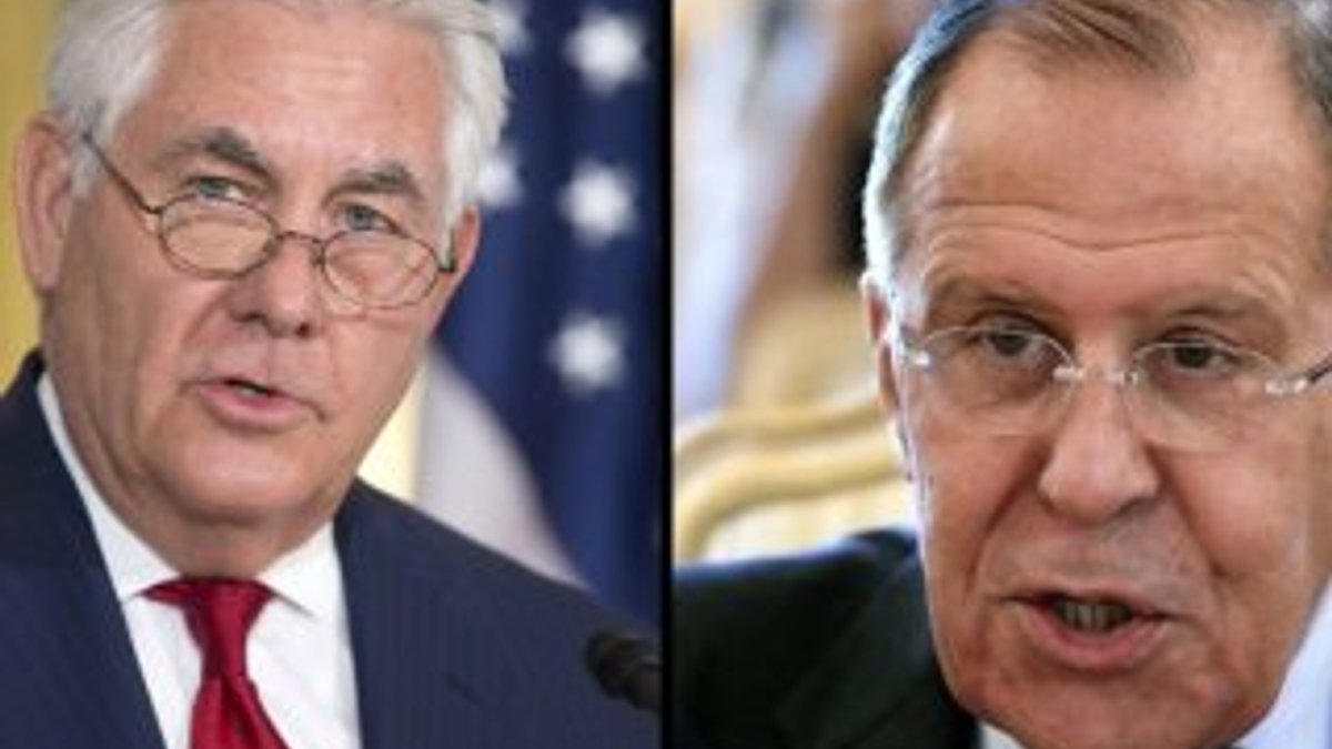 Lavrov ile Tillerson Suriye'yi konuştu