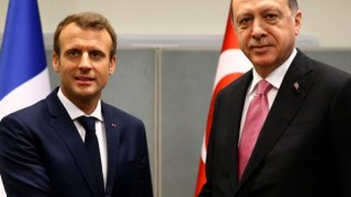 Erdoğan, Macron'la Afrin'i görüştü