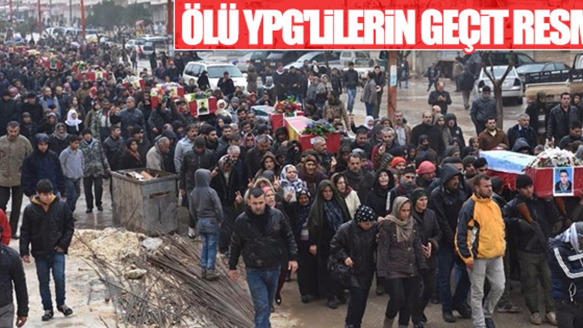 YPG'lilerin cesetleri gömülmeye götürüldü