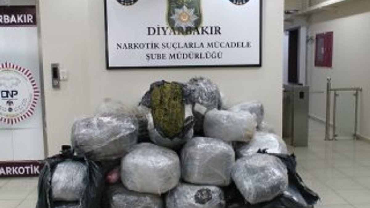 Diyarbakır'da 330 kilogram esrar yakalandı