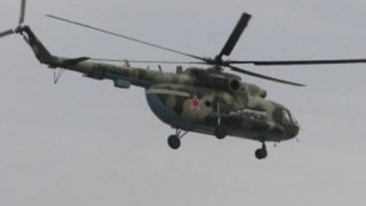 Ukrayna'da Mi-8 helikopteri düştü