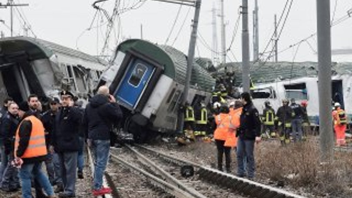 Milano'da tren kazası