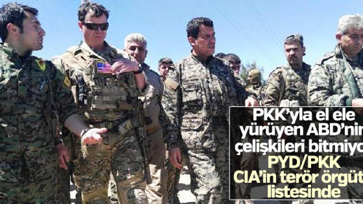 YPG'nin terörist olduğu CIA sitesinde kabul edildi