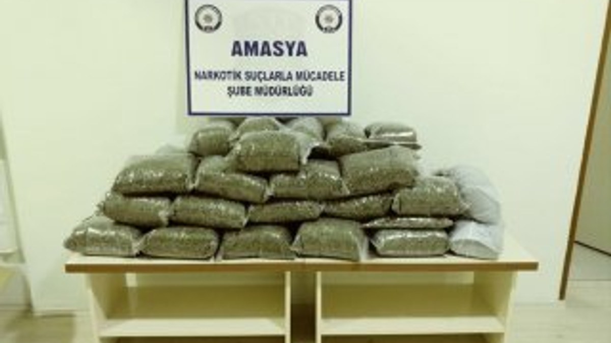 Amasya'da 21 kilo uyuşturucu ele geçti