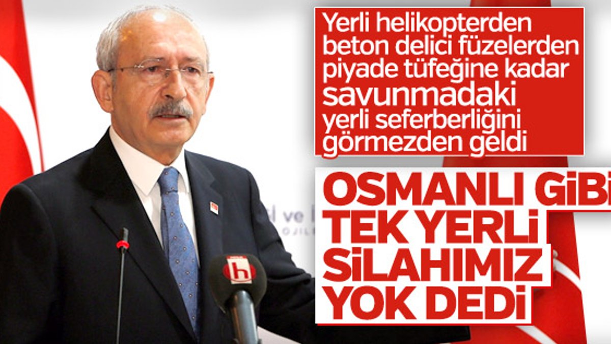 Kılıçdaroğlu'ndan skandal silah benzetmesi