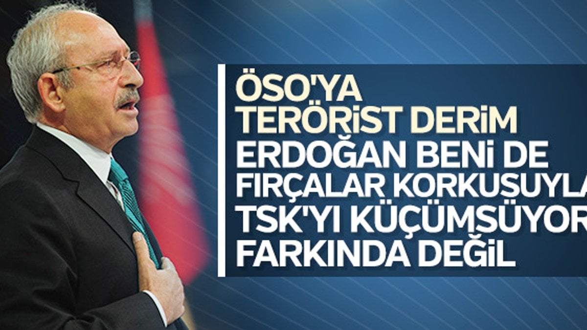 Kılıçdaroğlu: TSK yedek ordu gibi gösteriliyor
