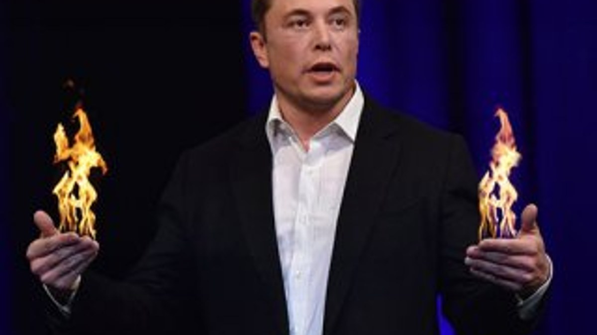 Elon Musk alev silahını tanıttı