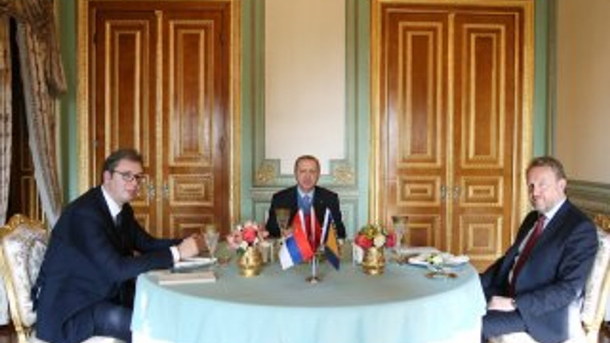 Erdoğan, Boşnak ve Sırp liderleri bir araya getirdi