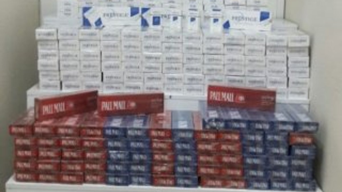 Kars'ta 980 paket kaçak sigara ele geçirildi