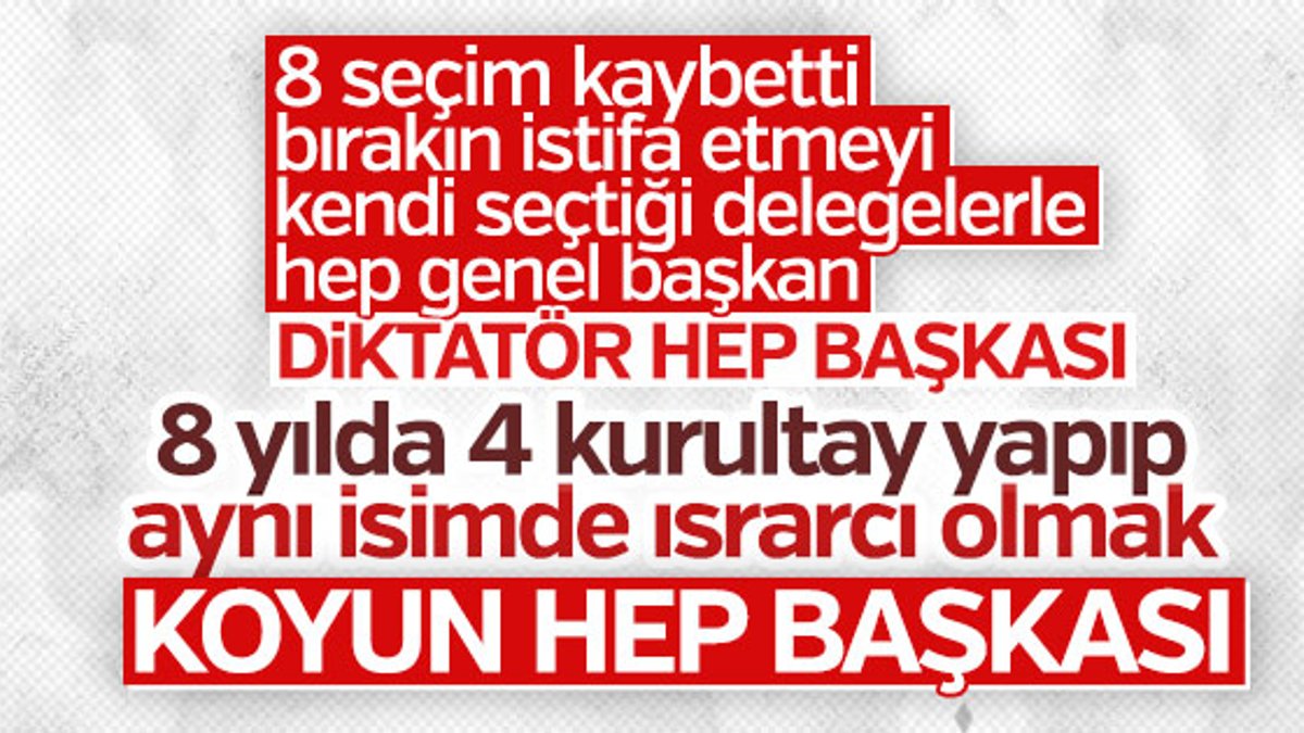 CHP'nin yeni Genel Başkanı yeniden Kılıçdaroğlu