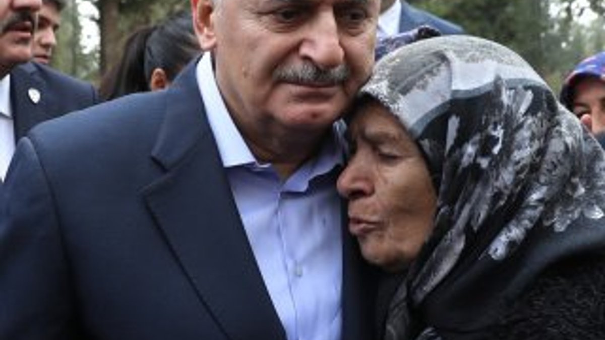 Başbakan Yıldırım şehit Bayram'ın cenaze törenine katıldı