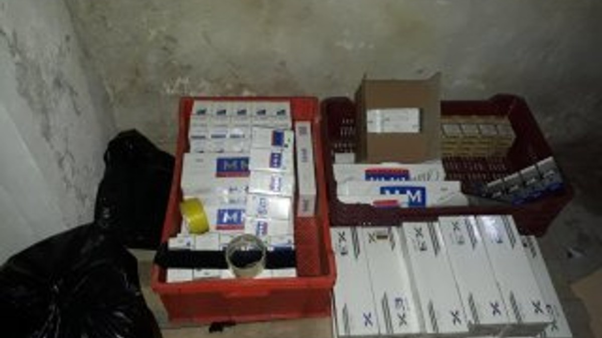 Kayseri’de bin 420 paket kaçak sigara ele geçirildi