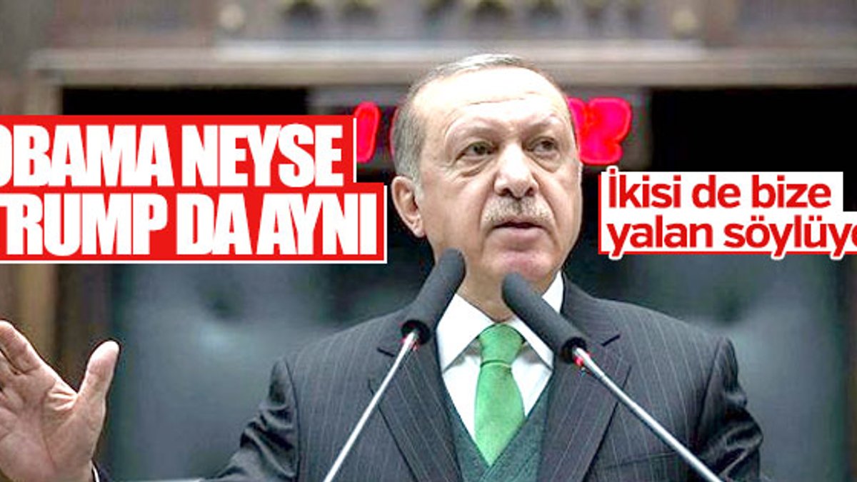 Cumhurbaşkanı Erdoğan ABD'nin ikiyüzlülüğünü anlattı