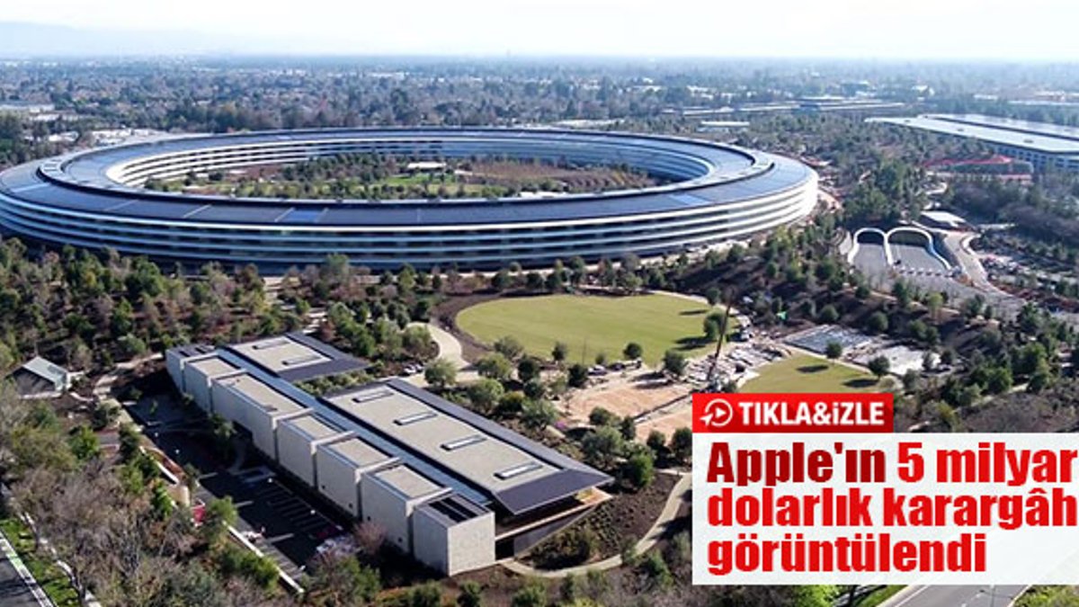 Apple Park havadan görüntülendi