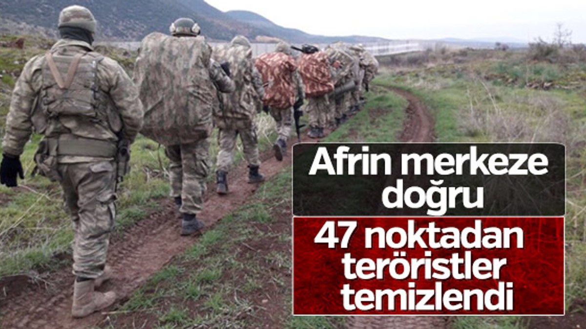 Afrin'in Deyr Ballut köyü teröristlerden temizlendi