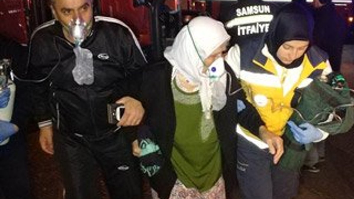 Samsun’da yangın: 9 kişi ölümden döndü