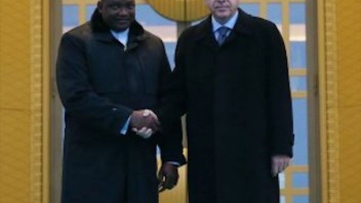 Cumhurbaşkanı Erdoğan, Gambiyalı mevkidaşıyla görüştü