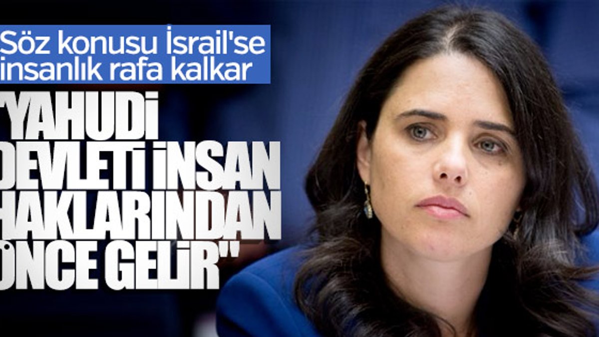 İsrailli bakan: Yahudi devleti insan haklarından önce gelir
