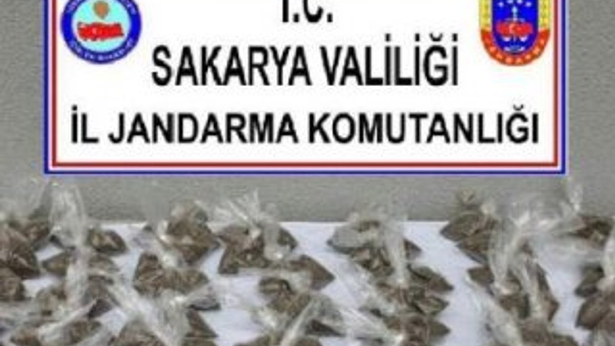 Sakarya'da 49 paket bonzai yakalandı