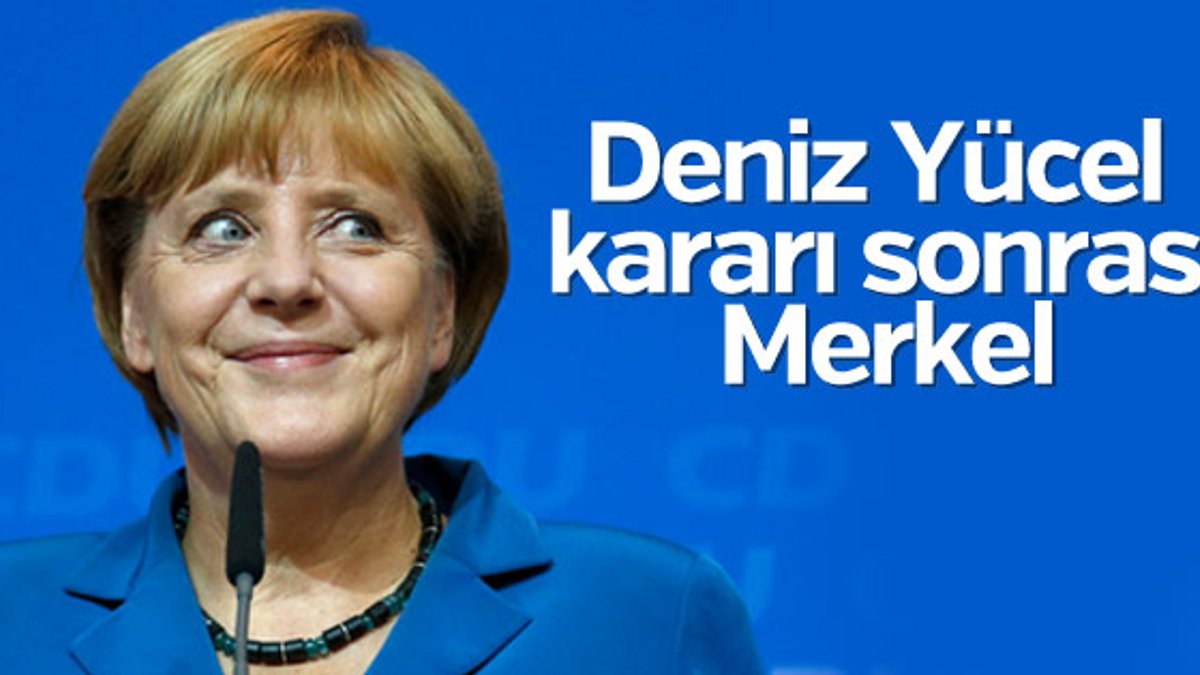 Merkel: Deniz Yücel kararına sevindim