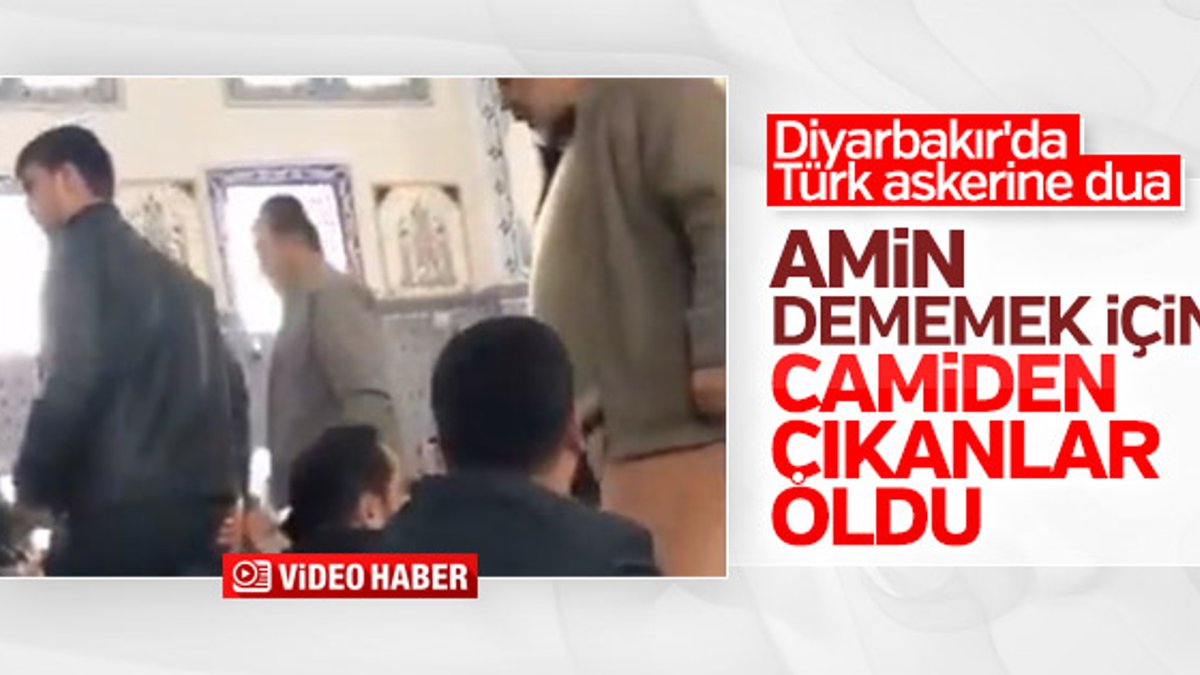 Diyarbakır'da Afrin duasını duyanlar camiyi terk etti